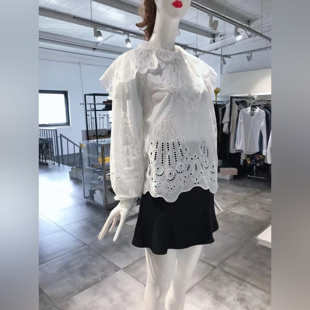 US 4 Alberta Ferretti Chic Dress Shirt NWT